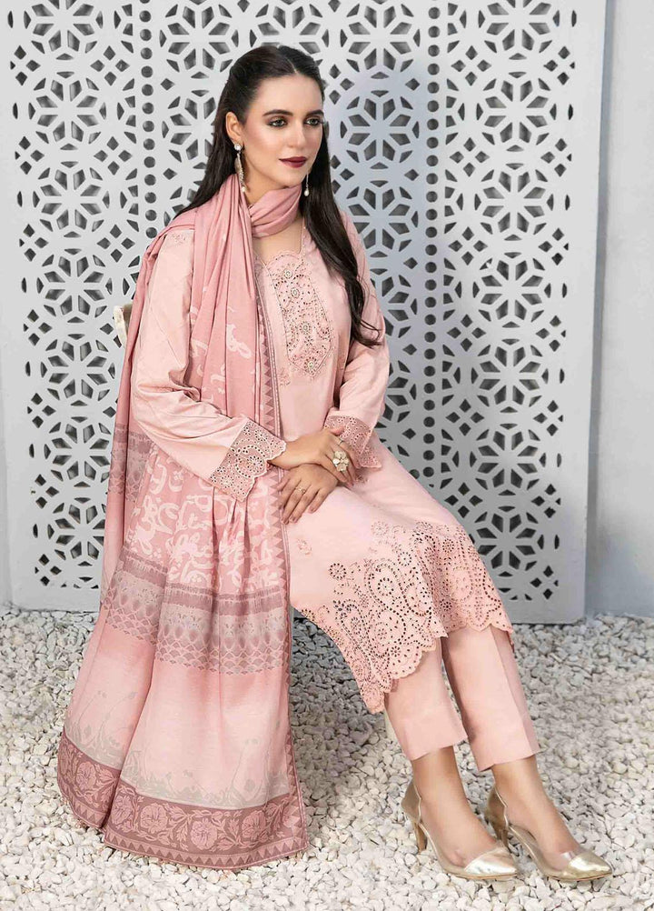 Dastaan By Tawakkal Fabrics Embroidered  Suits Unstitched 3 Piece TWF23DN D-9853 - Formal Collection
