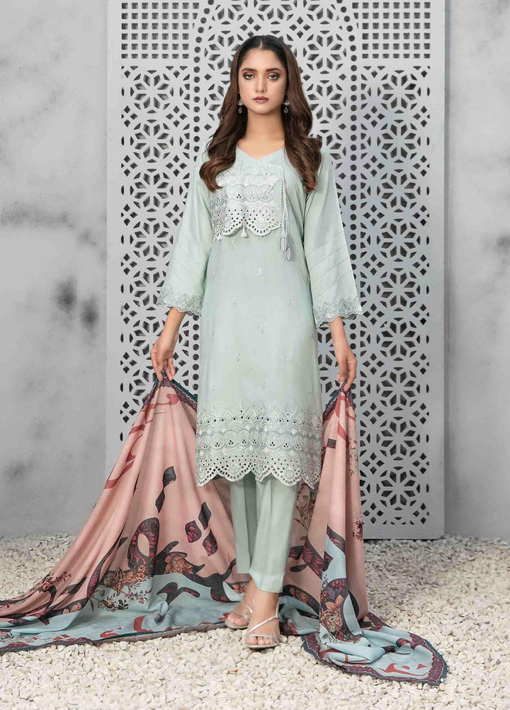 Dastaan By Tawakkal Fabrics Embroidered  Suits Unstitched 3 Piece TWF23DN D-9855 - Formal Collection
