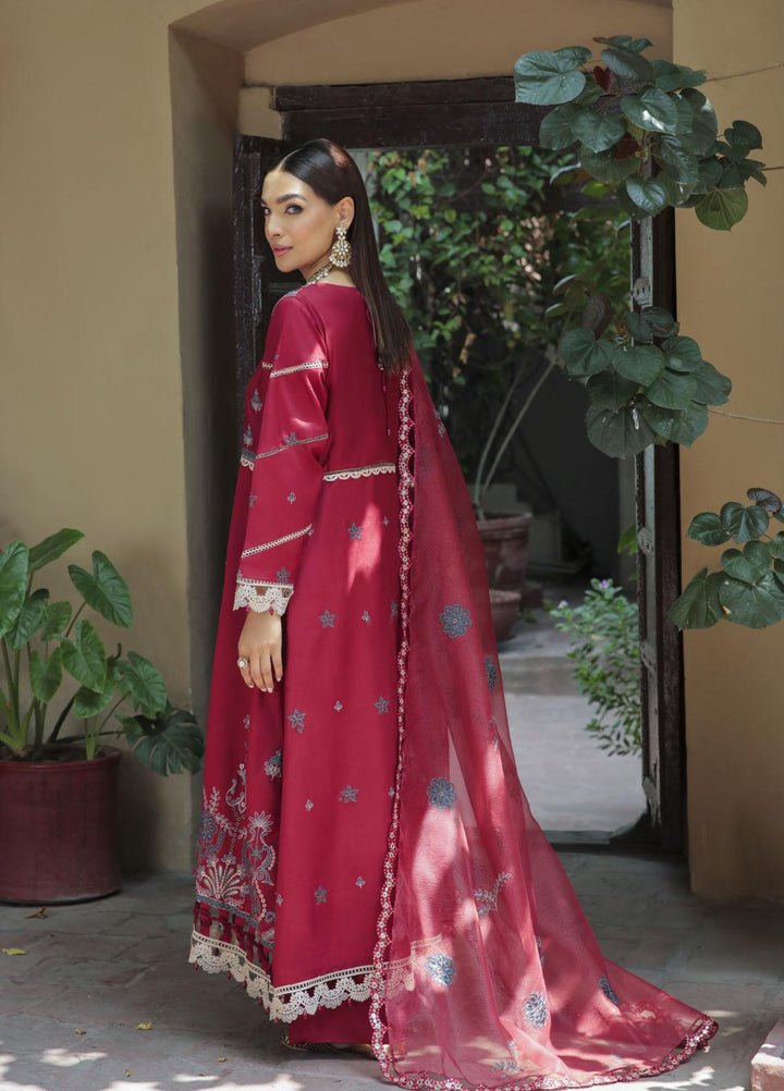 Dastak by Parishay Embroidered Crepe Suits Unstitched 3 Piece PRS22DK D-05 - Winter Collection