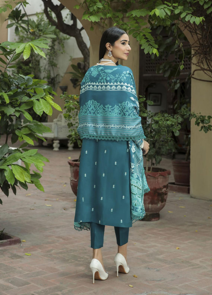 Dastak by Parishay Embroidered Crepe Suits Unstitched 3 Piece PRS22DK D-10 - Winter Collection