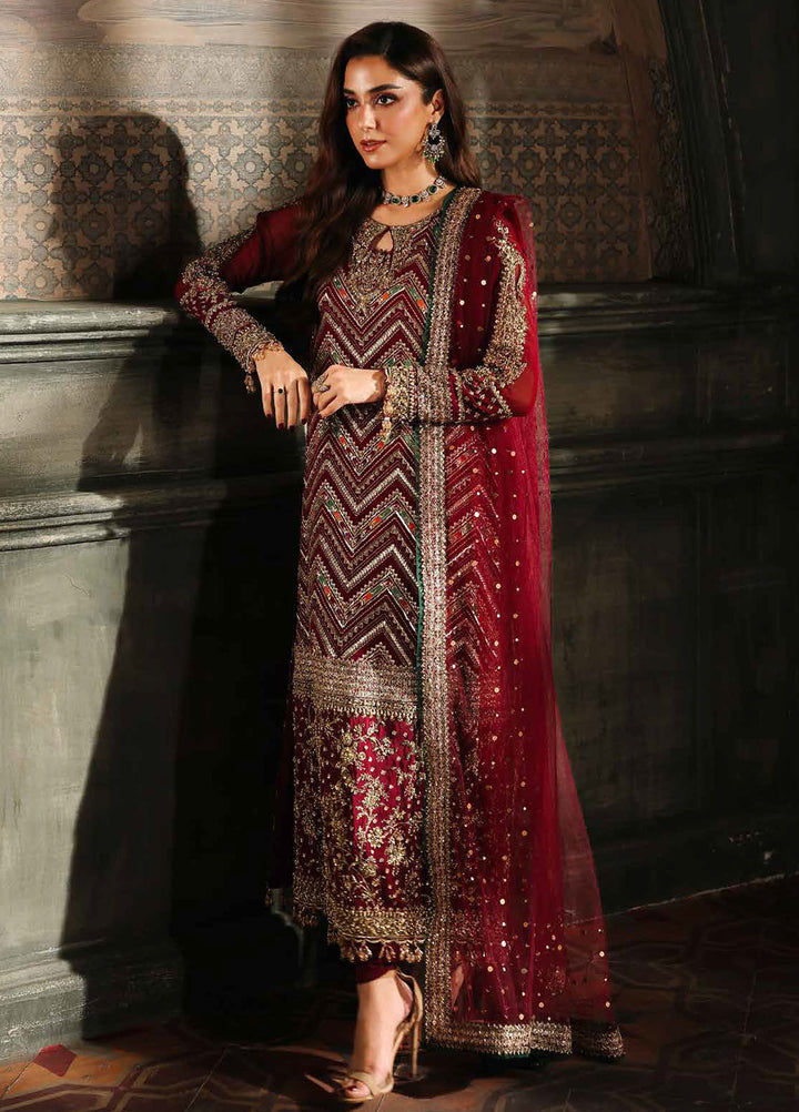 Dastan E Jashan by Charizma Embroidered Chiffon Suits Unstitched 4 Piece CRZ25DF DJW5-03 - Formals Collection