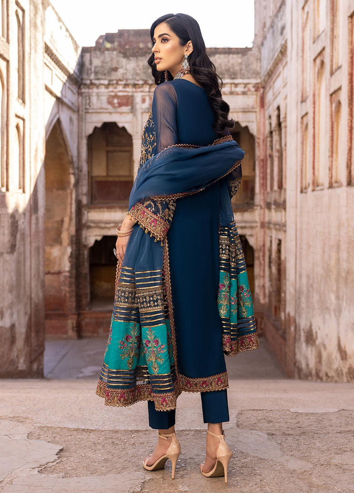 Dastan-e-Jashan By Charizma Embroidered Chiffon Suits Unstitched 4 Piece CRZ23DJ DJW.23.01 - Luxury Collection