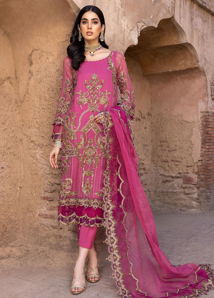 Dastan-e-Jashan By Charizma Embroidered Chiffon Suits Unstitched 4 Piece CRZ23DJ DJW.23.05 - Luxury Collection