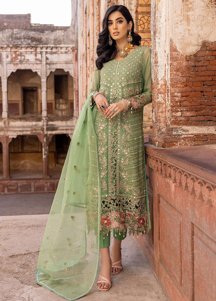 Dastan-e-Jashan By Charizma Embroidered Chiffon Suits Unstitched 4 Piece CRZ23DJ DJW.23.07 - Luxury Collection