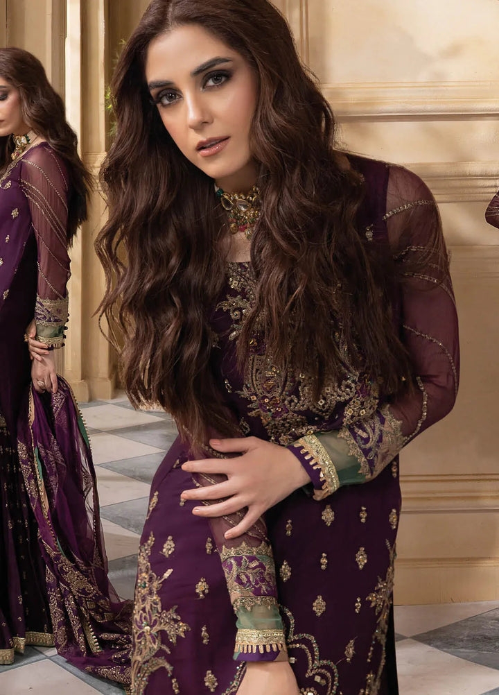 Dastan-e-Jashn by Charizma Embroidered Chiffon Suits Unstitched 3 Piece Suit CRZ24DC DJW4-03 - Formals Collection