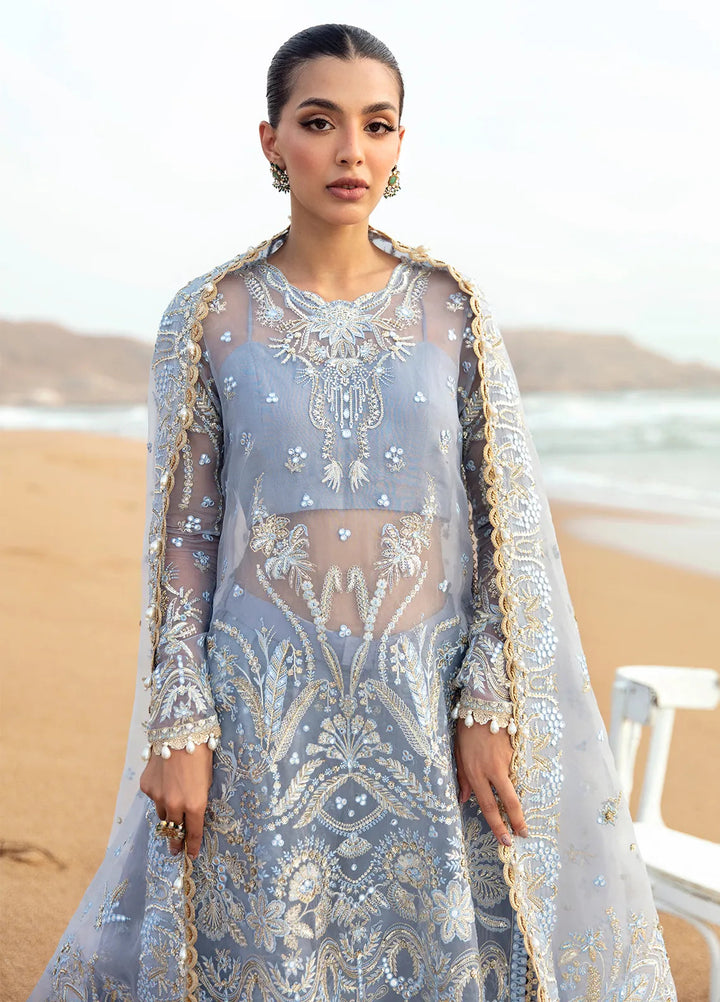 Dastangoi by Afrozeh Embroidered Suits Unstitched 3 Piece AF24DG AWE-01 Nashmia - Formal Collection