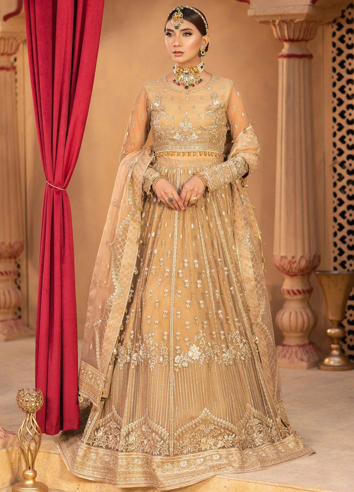 Dastgah By Neeshay Embroidered Net Suits Unstitched 3 Piece NSH24DG Noor - Festive Collection