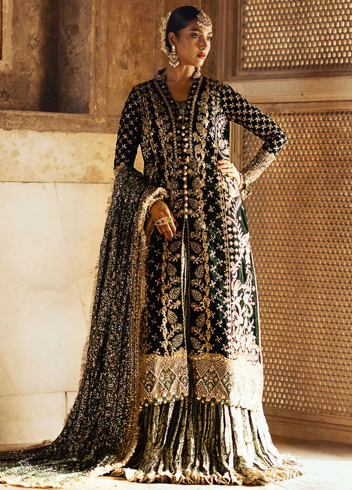Dastoor by Aik Atelier Embroidered Velvet Suit Unstitched 3 Piece AIK24DV D-02 - Formals Collection