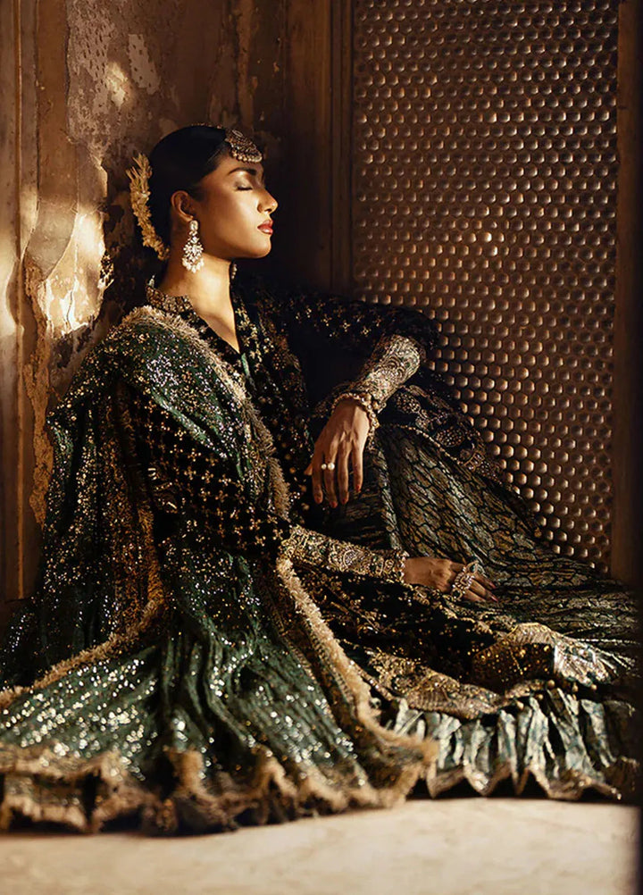 Dastoor by Aik Atelier Embroidered Velvet Suit Unstitched 3 Piece AIK24DV D-02 - Formals Collection