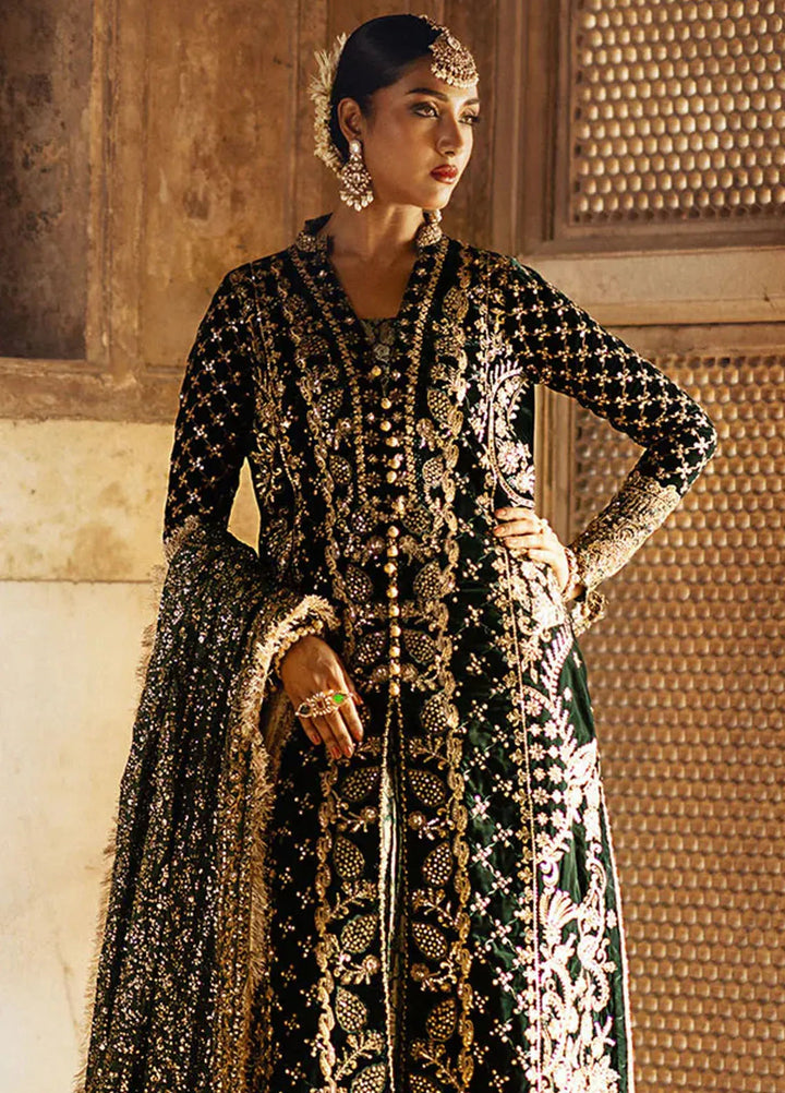 Dastoor by Aik Atelier Embroidered Velvet Suit Unstitched 3 Piece AIK24DV D-02 - Formals Collection