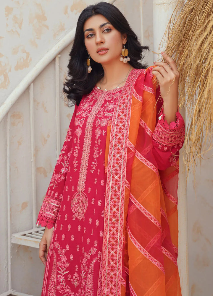 Dastoor By Ricamo Embroidered Lawn Suit Unstitched 3 Piece RIC24D Emery - Summer Collection