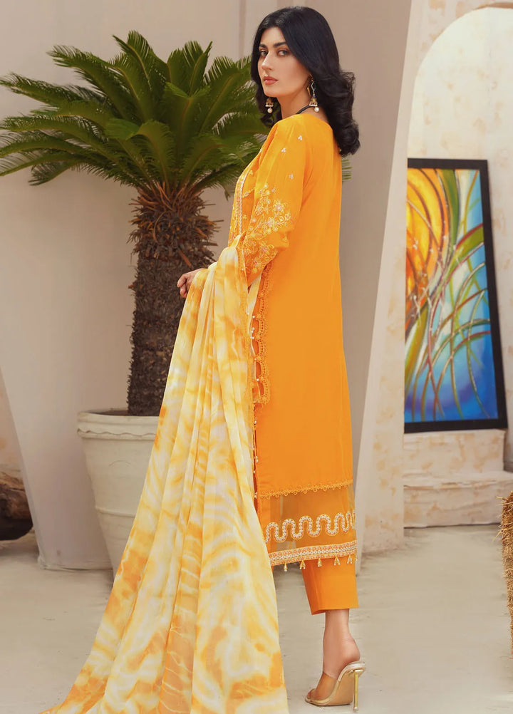 Dastoor By Ricamo Embroidered Lawn Suit Unstitched 3 Piece RIC24D Florence - Summer Collection