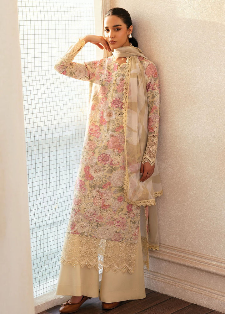 Daybreak by Afrozeh Embroidered Lawn Suits Unstitched 3 Piece AF25DB D-04 Glow Streaked - Summer Collection
