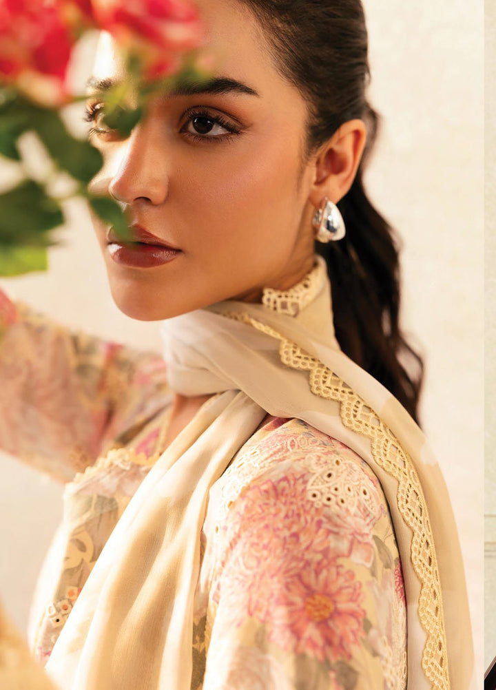 Daybreak by Afrozeh Embroidered Lawn Suits Unstitched 3 Piece AF25DB D-04 Glow Streaked - Summer Collection