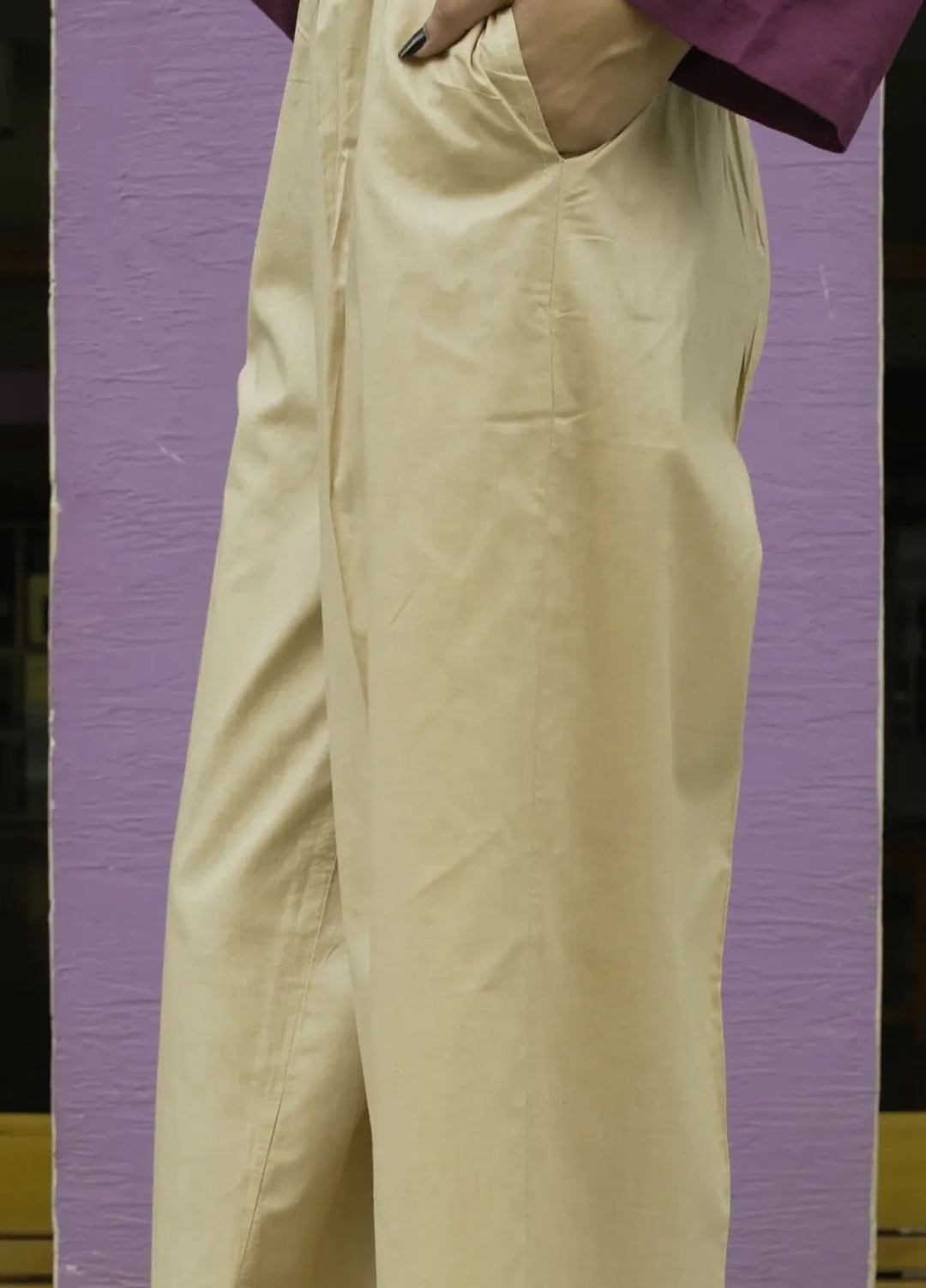 Deck Up Plain Cambric Classic Khaki Trousers