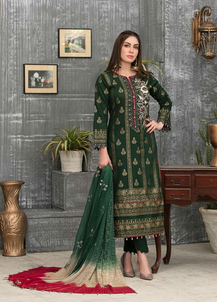 Decked In Dreams By Riaz Arts Embroidered Lawn Suits Unstitched 3 Piece RA21DD 1200 - Summer Collection