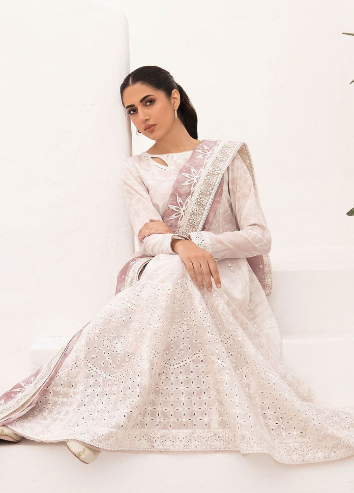 Delia By Jazmin Embroidered Lawn Suits Unstitched 3 Piece JZ24DL D-01 - Summer Collection