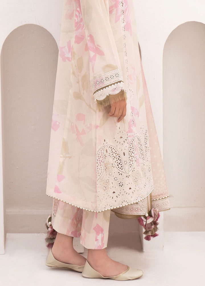 Delia By Jazmin Embroidered Lawn Suits Unstitched 3 Piece JZ24DL D-06 - Summer Collection