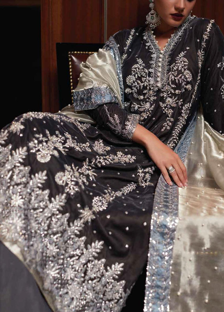 Destiny by Mushq Embroidered Velvet Suits Unstitched 3 Piece MQ22D MV22-03 Felicity - Luxury Collection