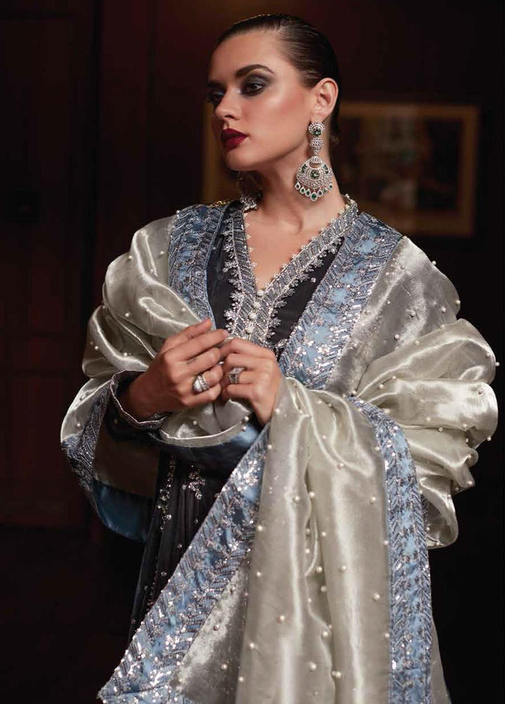 Destiny by Mushq Embroidered Velvet Suits Unstitched 3 Piece MQ22D MV22-03 Felicity - Luxury Collection