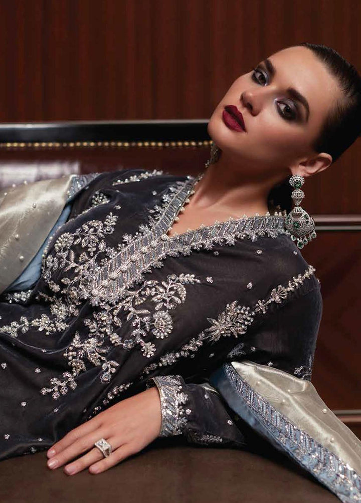 Destiny by Mushq Embroidered Velvet Suits Unstitched 3 Piece MQ22D MV22-03 Felicity - Luxury Collection