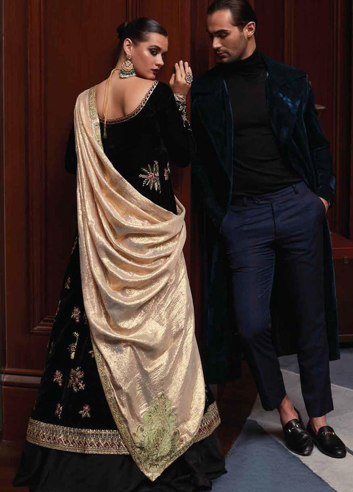 Destiny by Mushq Embroidered Velvet Suits Unstitched 3 Piece MQ22D MV22-06 Euphoria - Luxury Collection