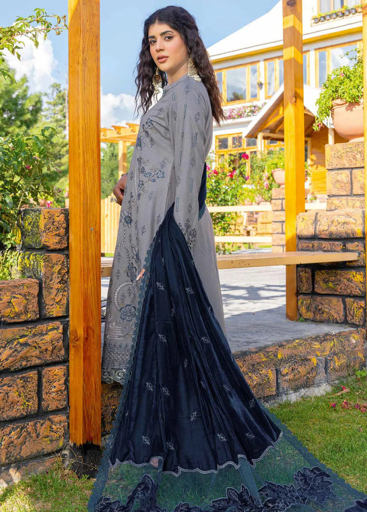 Destiny By Riaz Arts Embroidered Wool Suit Unstitched 3 Piece RA24DU D-01 - Winter Collection