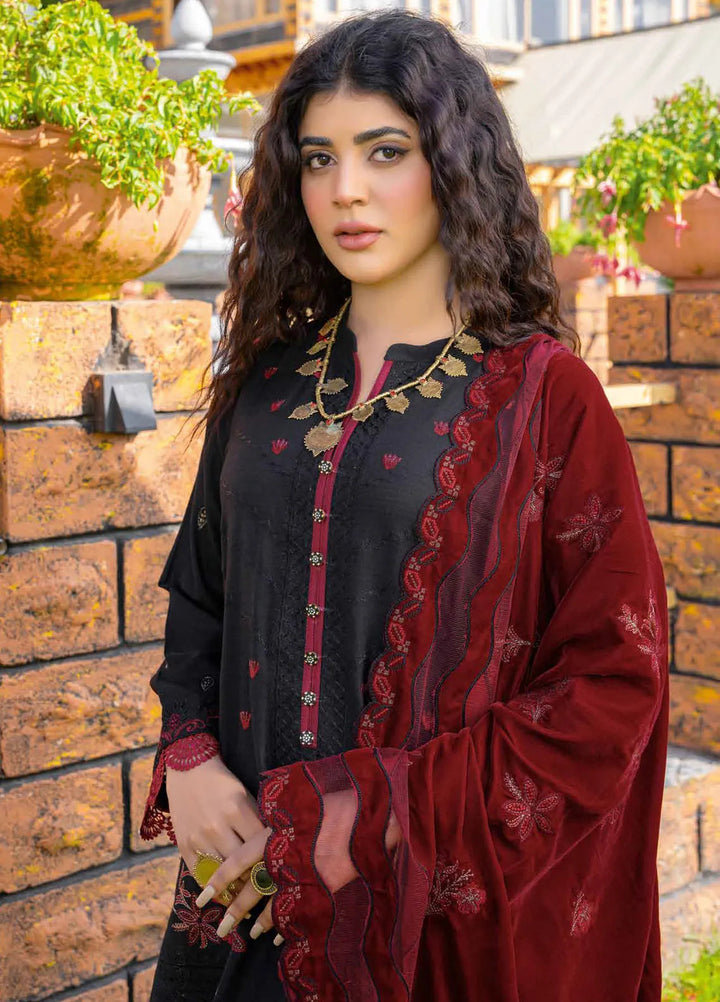 Destiny By Riaz Arts Embroidered Wool Suit Unstitched 3 Piece RA24DU D-05 - Winter Collection