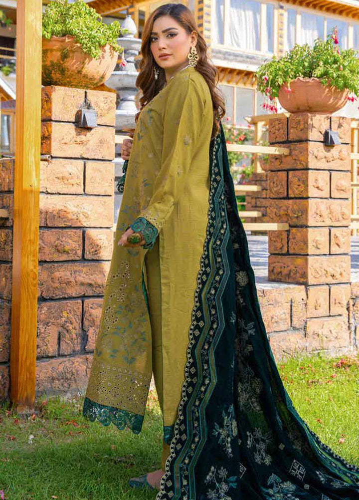 Destiny By Riaz Arts Embroidered Wool Suit Unstitched 3 Piece RA24DU D-06 - Winter Collection