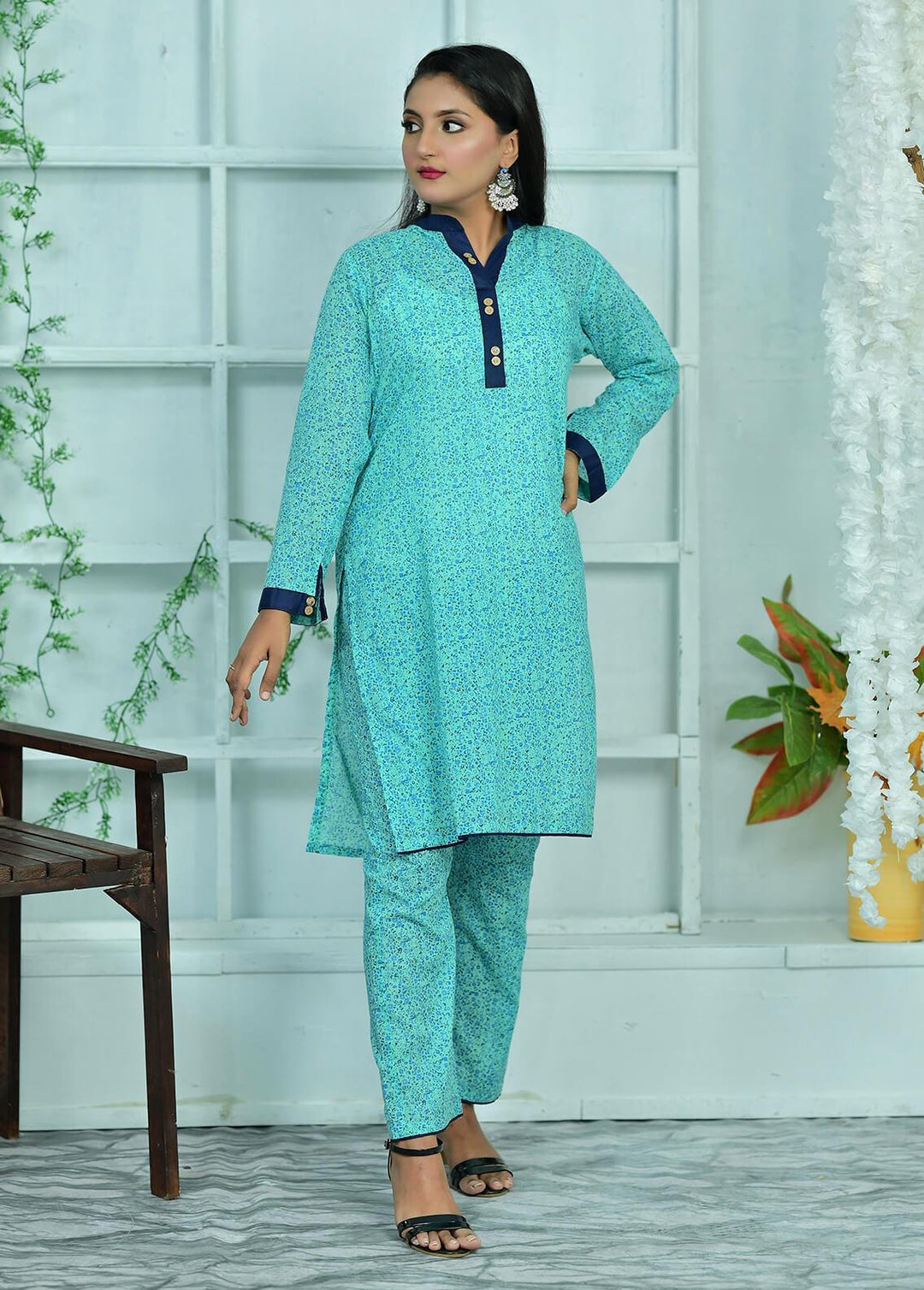 Dezine & Rungs Casual Pret Lawn 2 Piece Suit DNR-M22-01
