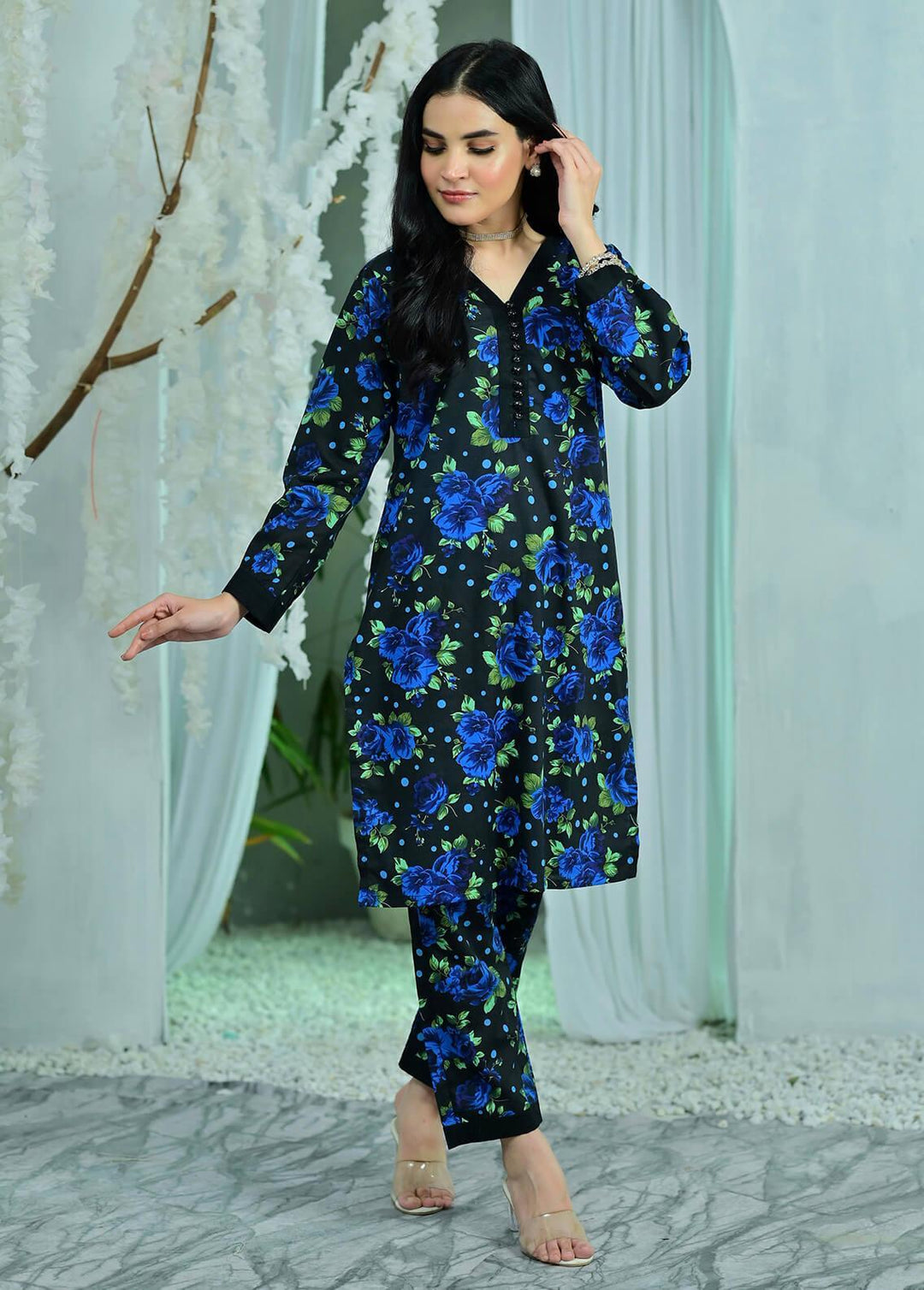 Dezine & Rungs Casual Pret Lawn 2 Piece Suit DNR-M22-03