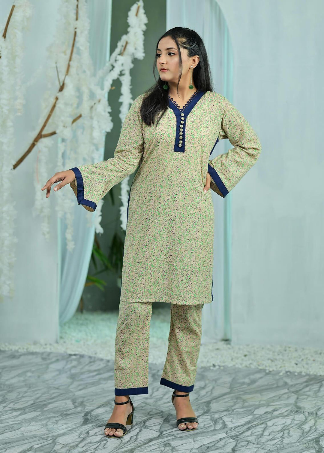 Dezine & Rungs Casual Pret Lawn 2 Piece Suit DNR-M22-07