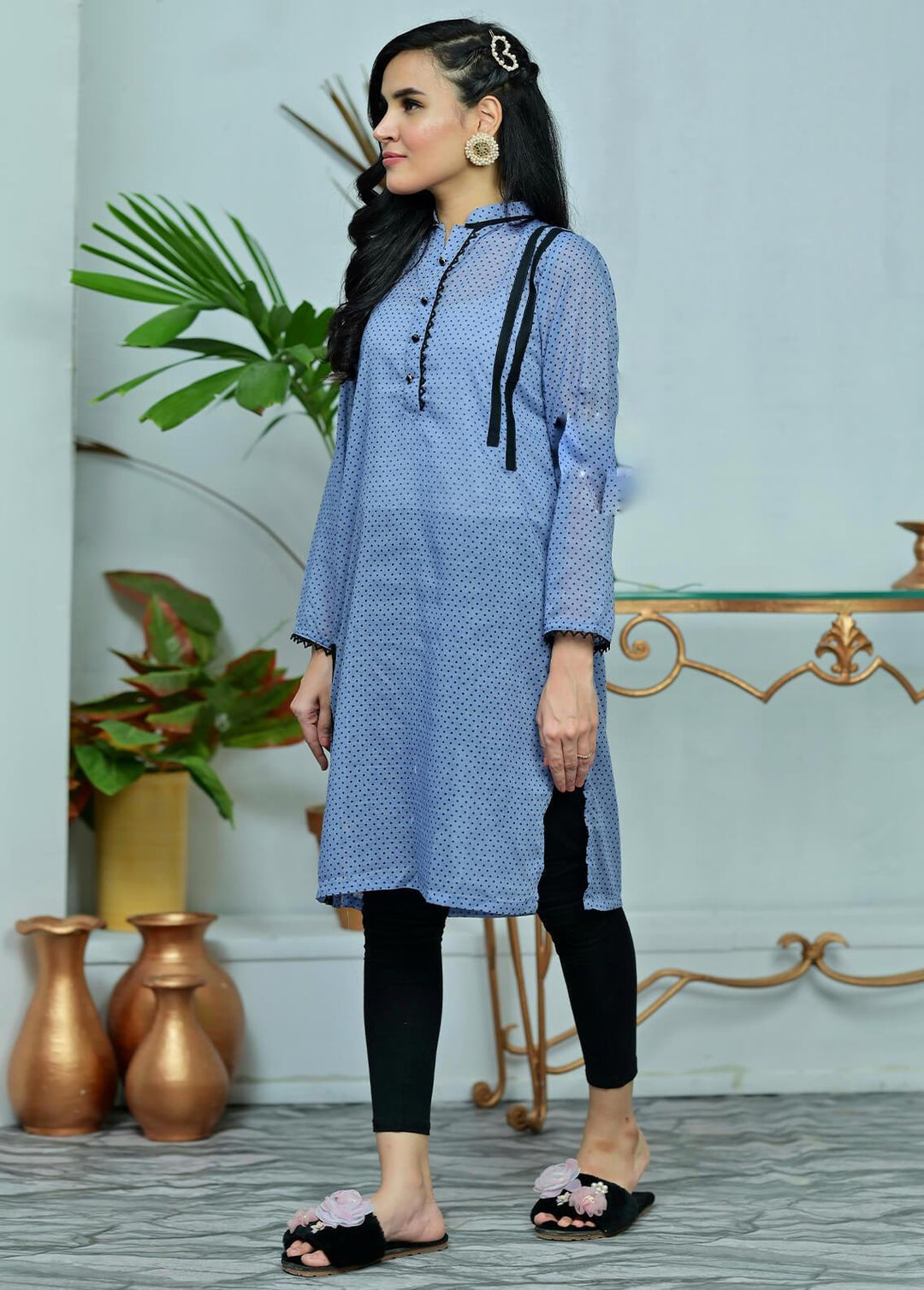 Dezine & Rungs Casual Pret Lawn Shirt DNR-M22-15