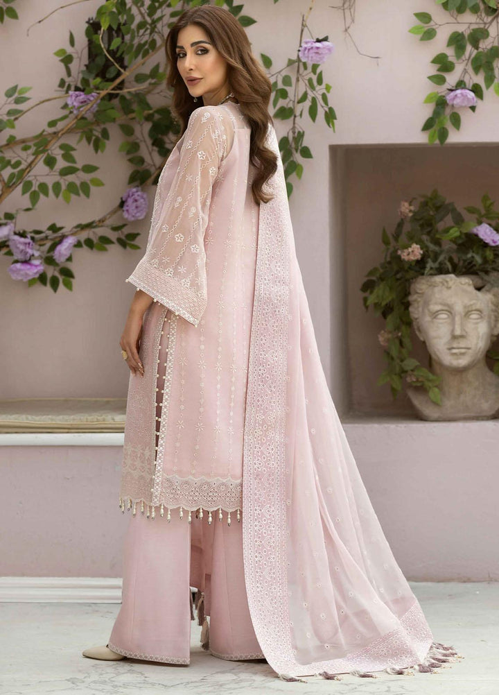 Dhaagay By Alizeh Fashion Embroidered Chiffon Suits Unstitched 3 Piece AFB23D 06 Gulnaz - Formal Collection