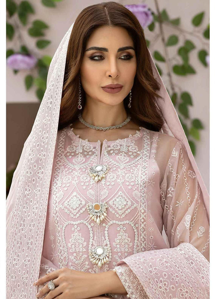 Dhaagay By Alizeh Fashion Embroidered Chiffon Suits Unstitched 3 Piece AFB23D 06 Gulnaz - Formal Collection