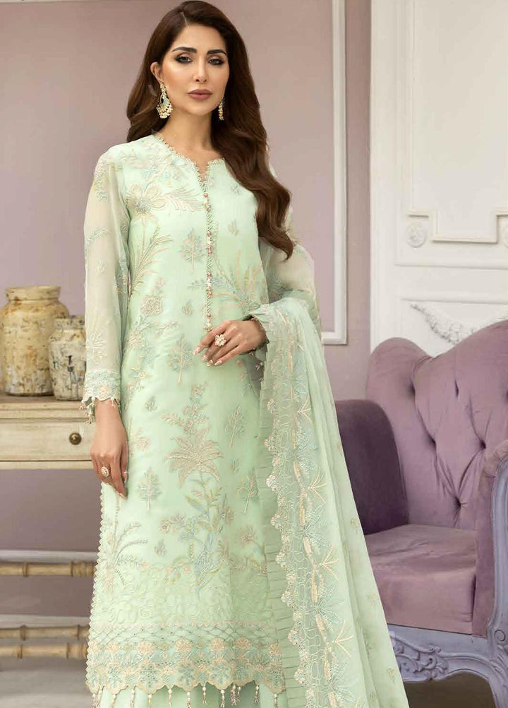 Dhaagay By Alizeh Fashion Embroidered Chiffon Suits Unstitched 3 Piece AFB23D 09 Rameen - Formal Collection