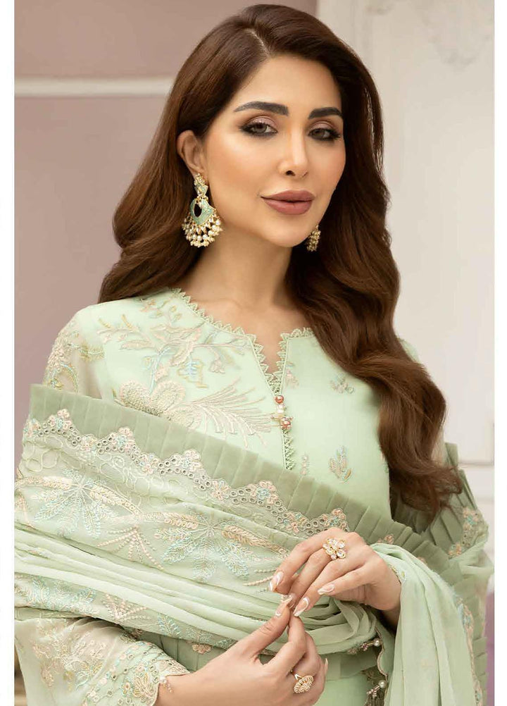 Dhaagay By Alizeh Fashion Embroidered Chiffon Suits Unstitched 3 Piece AFB23D 09 Rameen - Formal Collection