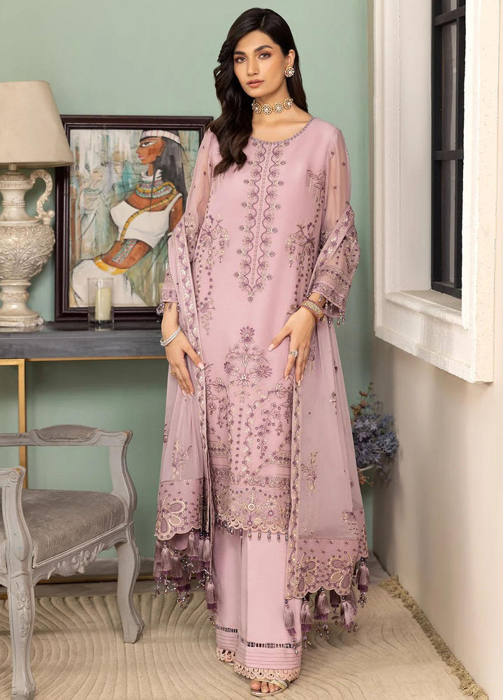Dhaagay By Alizeh Fashion Embroidered Chiffon Suits Unstitched 3 Piece AFB23D-V2 D-09 Saanvi - Formal Collection