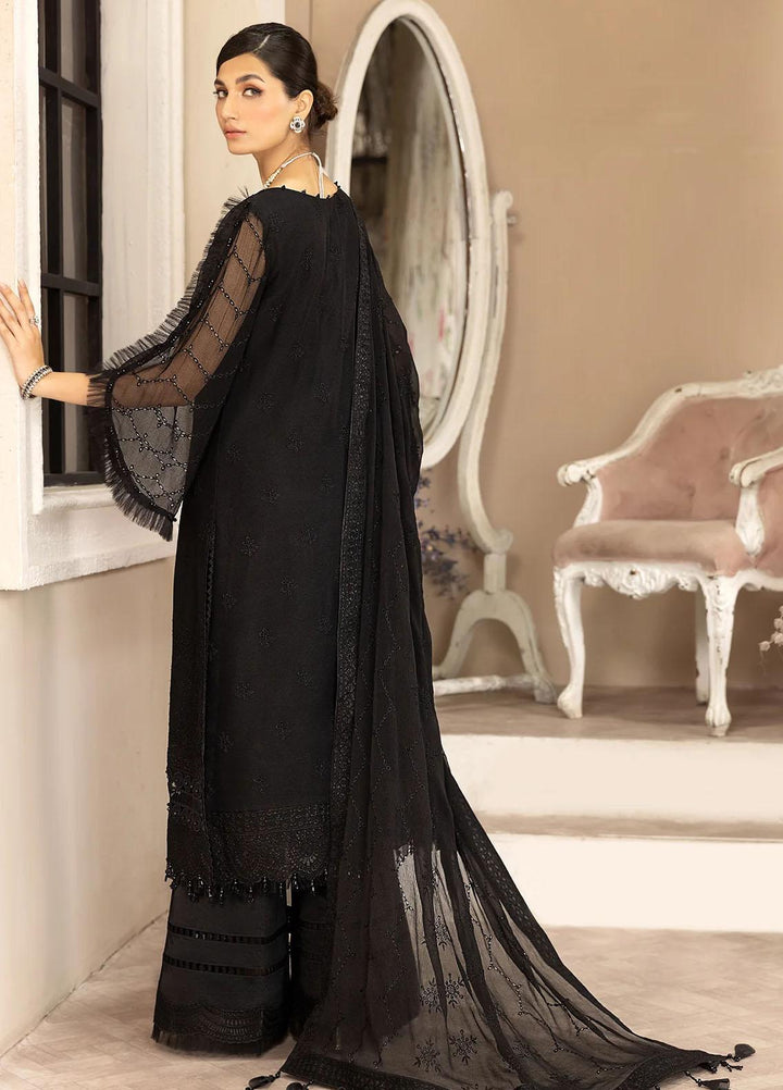 Dhaagay By Alizeh Fashion Embroidered Chiffon Suits Unstitched 3 Piece AFB23D-V2 D-10 Anita - Formal Collection