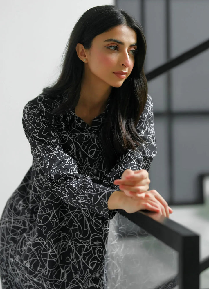 Dhaga Pret Printed Soft Crepe 2 Piece Tinsel