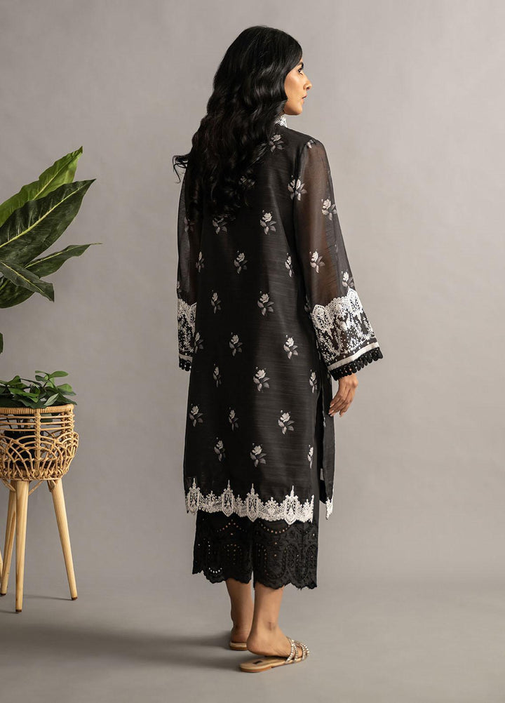 Dhanak Casual Pret Embroidered Munar 2 Piece Suit DC-2073 BLACK