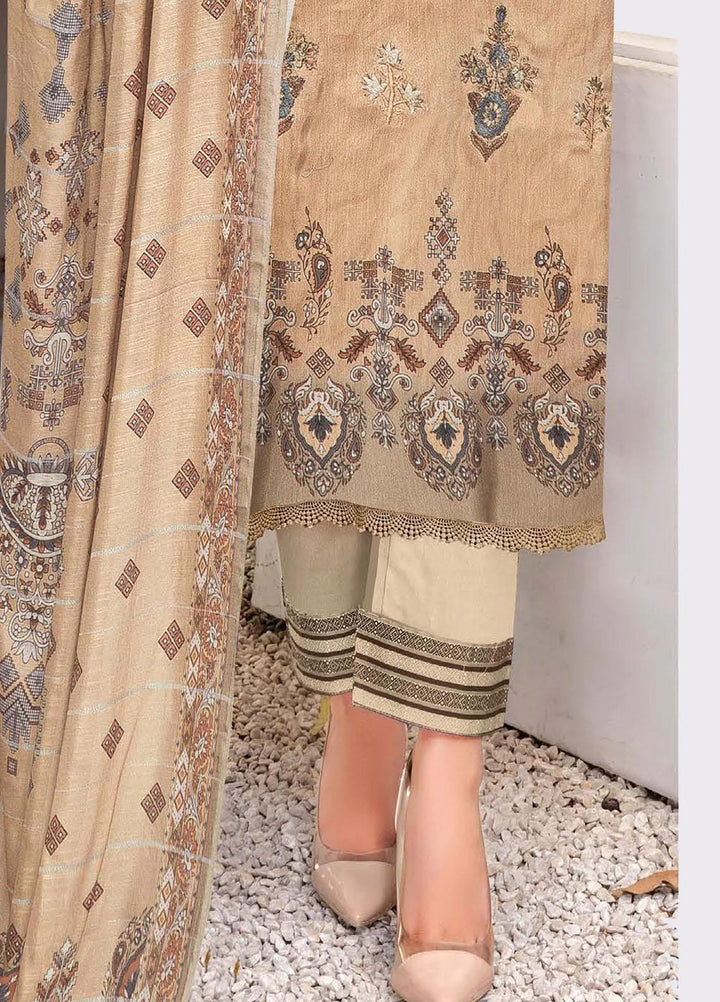 Insiya Clothing Embroidered Cambric Suits Unstitched 3 Piece INS23DK DK-09 - Winter Collection