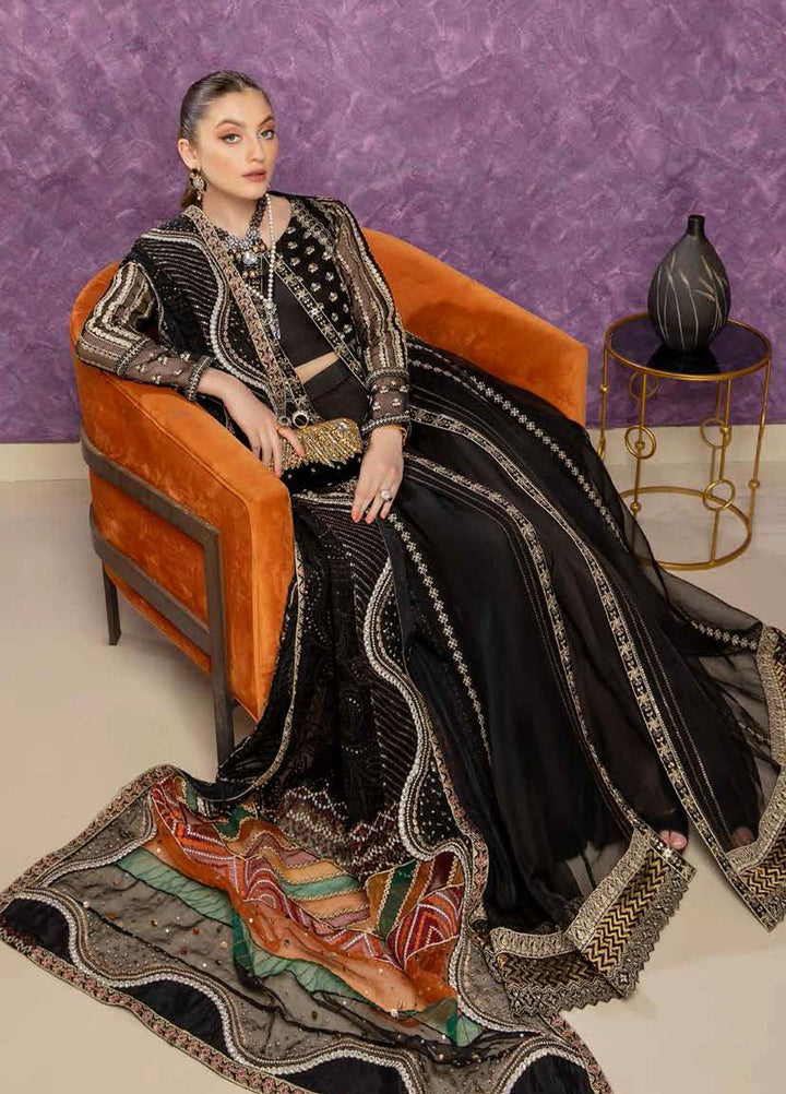 Diamond Dust by Charizma Embroidered Organza Suits Unstitched 3 Piece CRZ21DF DD-01 - Formals Collection