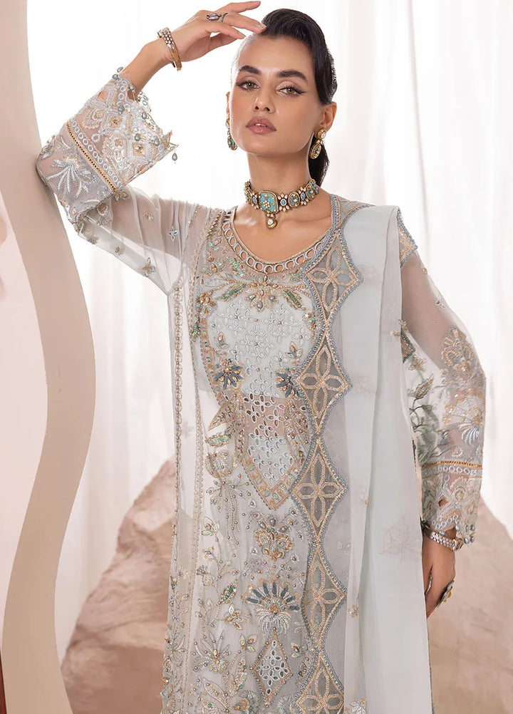 Diara Couture Pret Embroidered Chiffon 3 Piece Suit Asma-SF-13