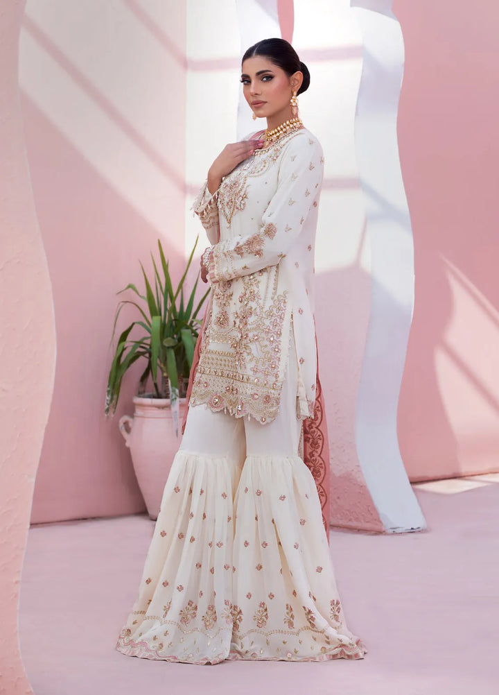 Diara Couture Pret Embroidered Chiffon 3 Piece Suit Hala Sf-05