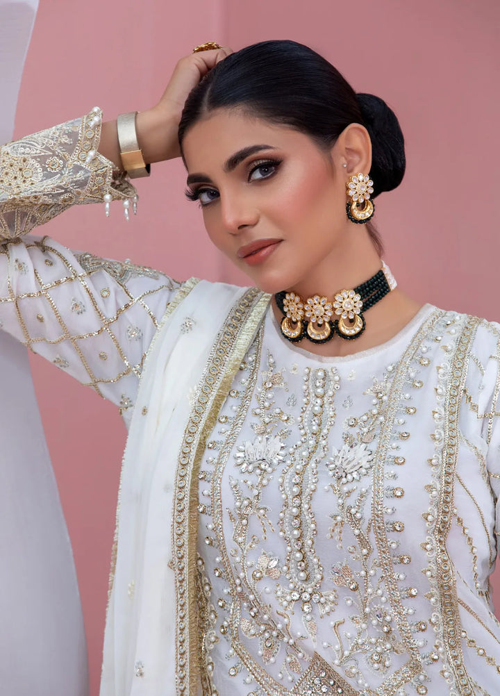 Diara Couture Pret Embroidered Chiffon 3 Piece Suit Yashma Pssg-01-04