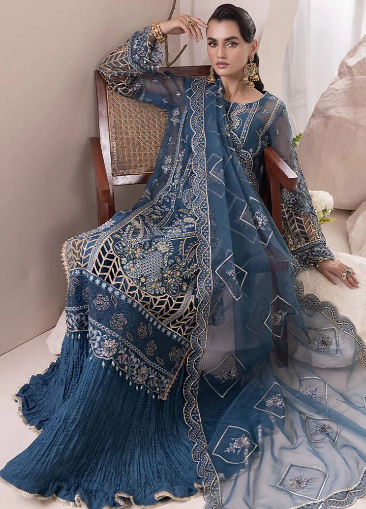 Diara Couture Pret Embroidered Chiffon 3 Piece Suit Yesra-US-647