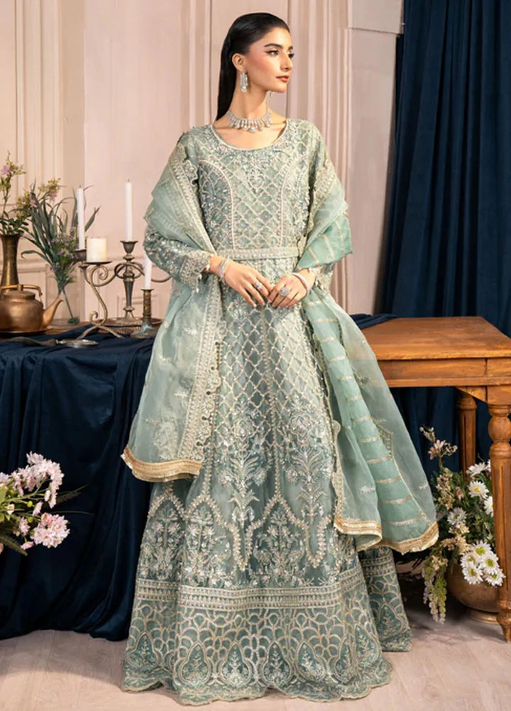 Diara Couture Pret Embroidered Net 3 Piece Suit PNMT-01-06 Ilene Paradise