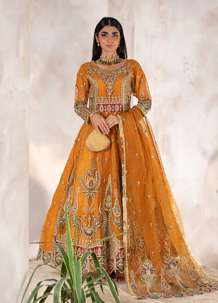 Diara Couture Pret Embroidered Organza 3 Piece Suit Inaya - Df-03