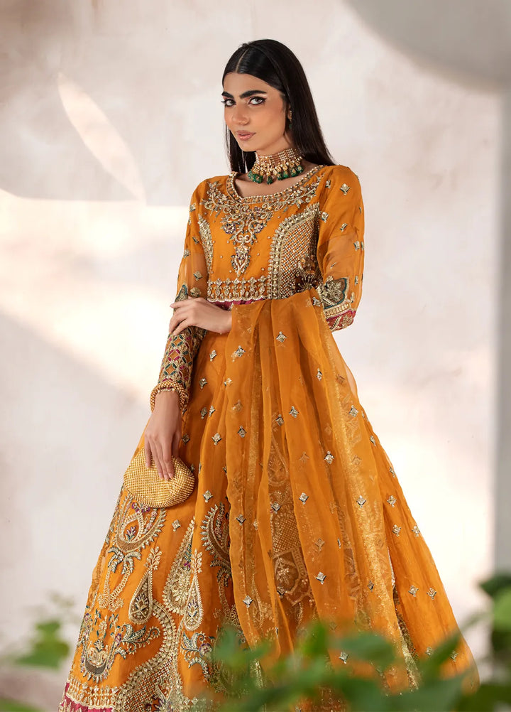 Diara Couture Pret Embroidered Organza 3 Piece Suit Inaya - Df-03